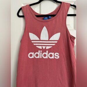 Adidas Pink Tee with White Logo